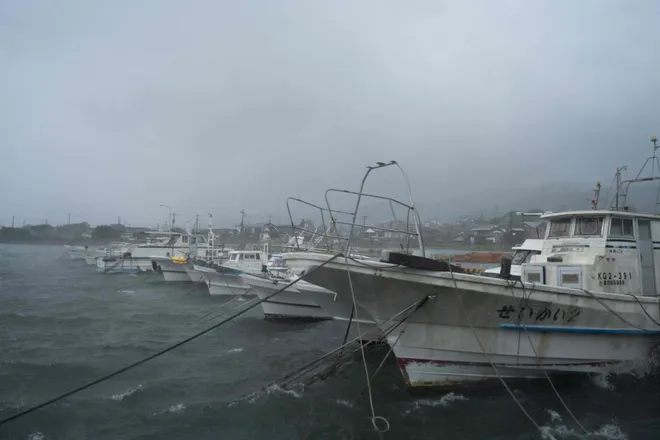 'Raining like never before': Thousands flee as Typhoon Nanmadol slams Japanese coast